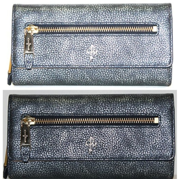 * Cole Haan Envelope Blazer Blue Metallic